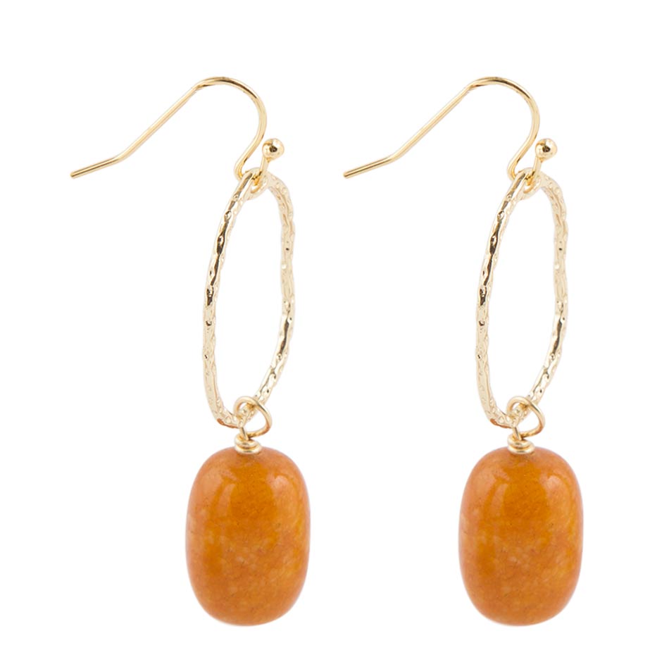 Honey Jades Drops Earrings
