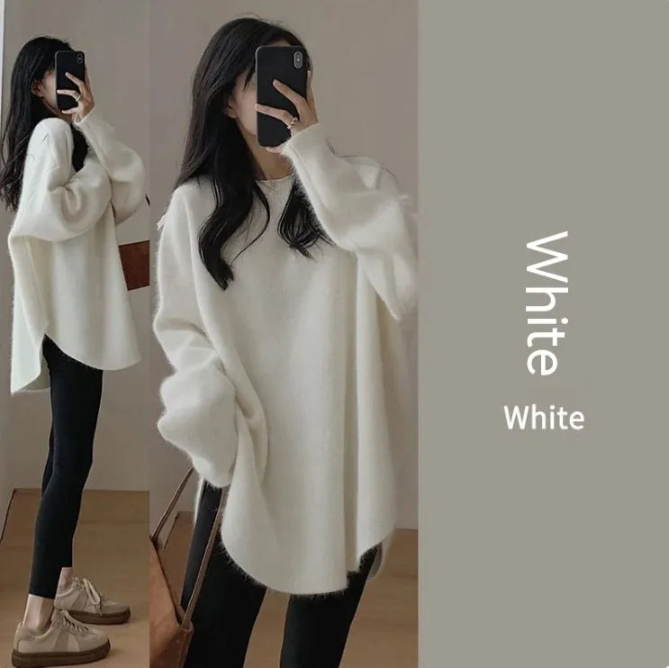 Soft Knit Versatile Bottoming Shirt - # WOAA21510002-PRG