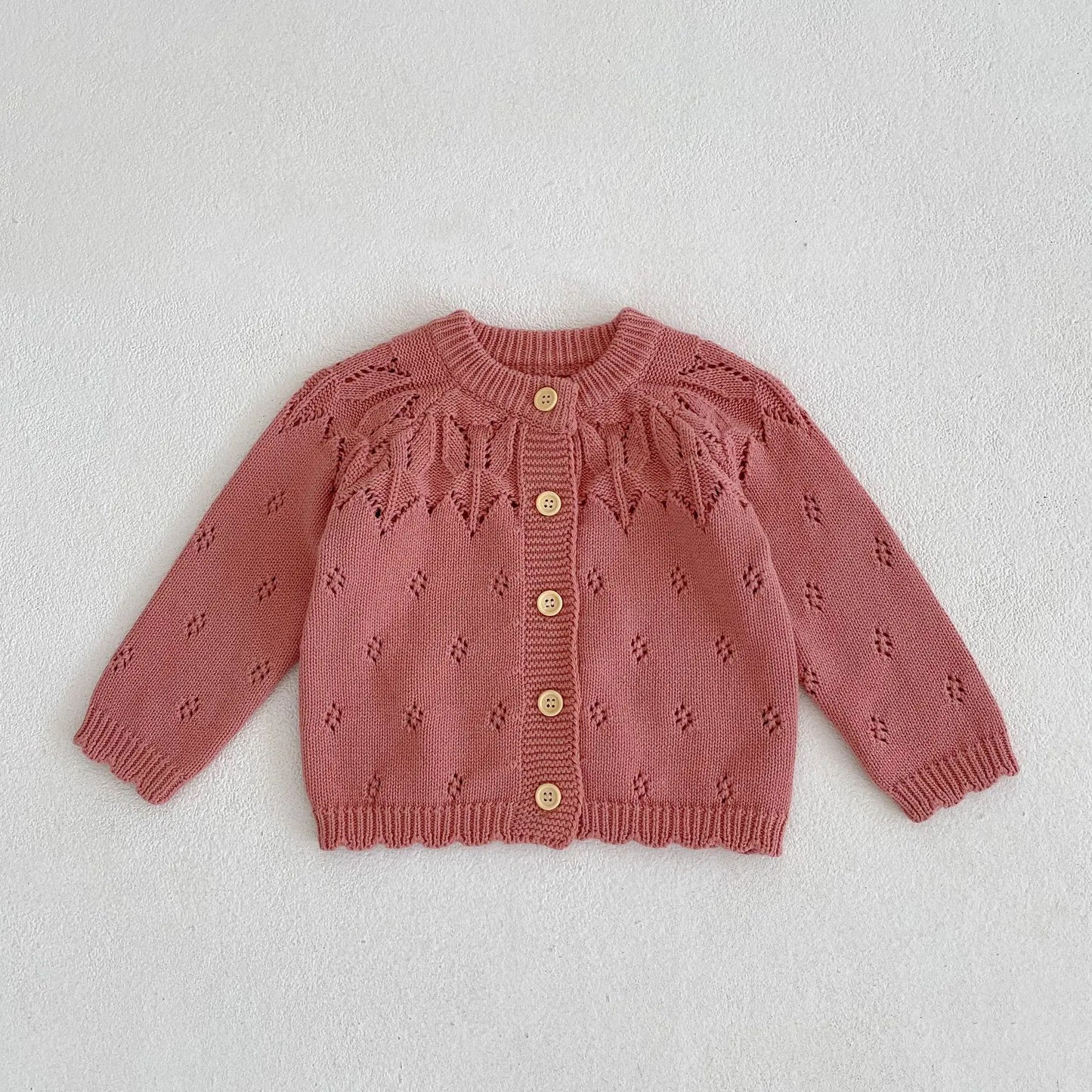 Flower Embroidered Cardigan Jacket for Baby Girls (1-3Y) - # BAAA61110004