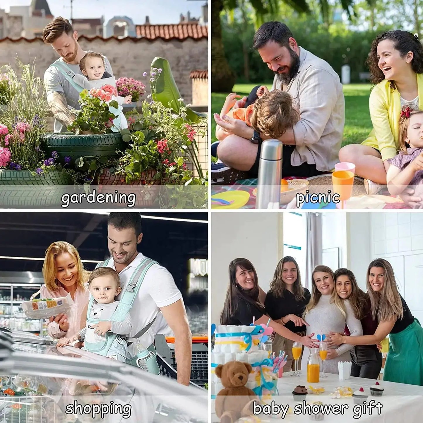 Multifunctional Ergonomic Baby Carrier - # BAGEG1710007