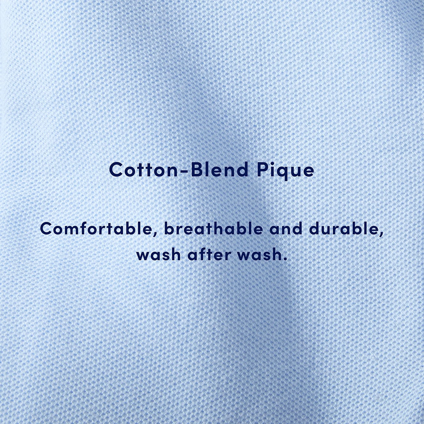 French Toast Boys' Short Sleeve Pique Polo Uniform Shirt (Standard & Husky) 3T Light Blue - # BOAA11510003