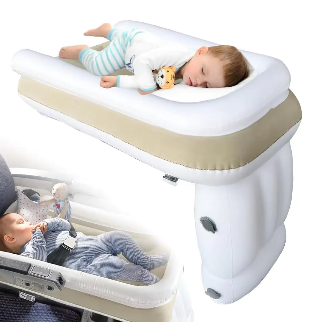 Toddler Airplane Bed Toddler Travel Bed - Airplane Bed Airplane Seat Extender Toddler Bed Belt Toddler Travel Bed for Train Airplane Car-002-beige - # BAGEG1410006