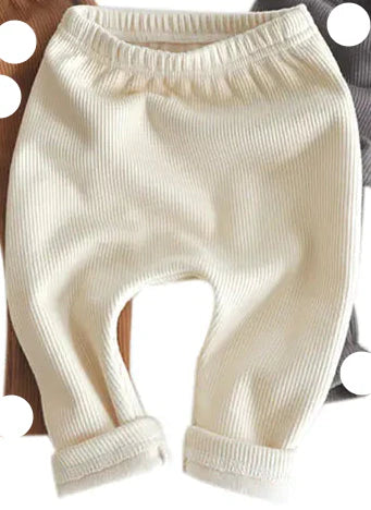 Thick Warm Velvet High Waist Pants for Baby Girls - BAAA1B1510010