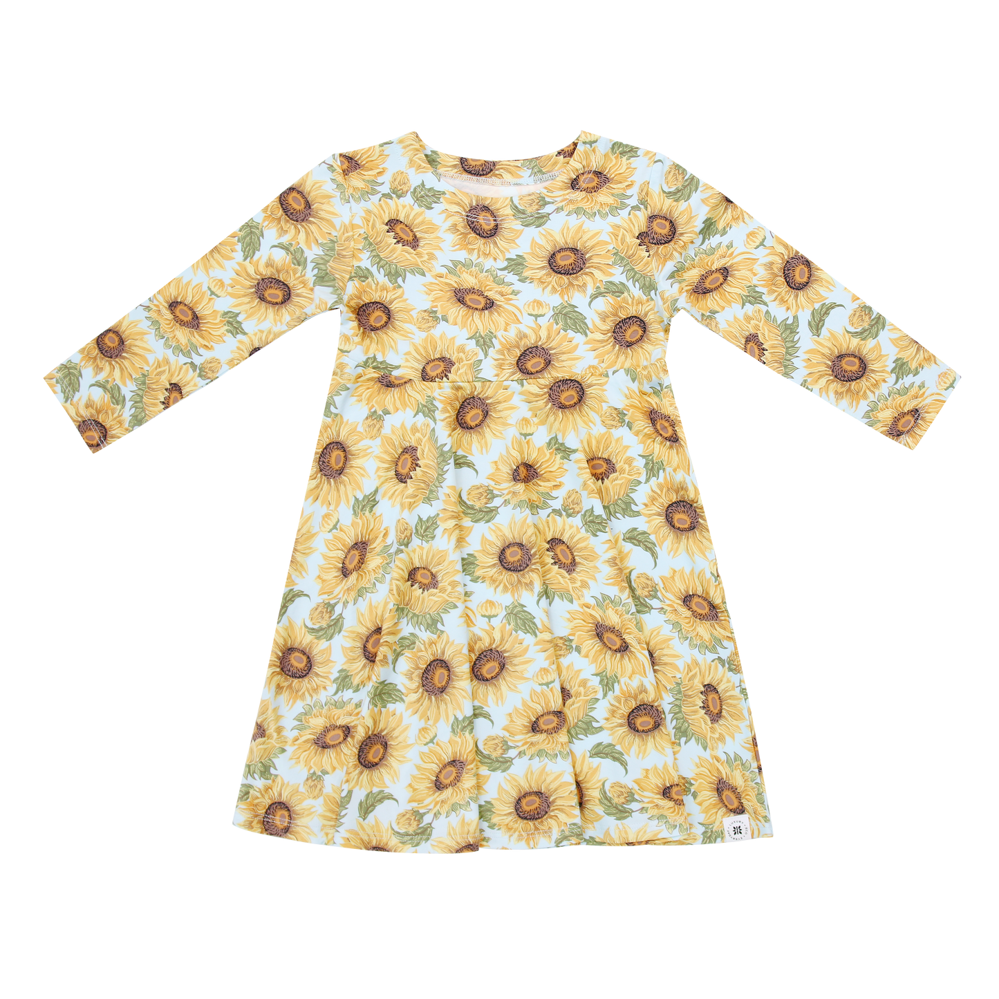Sammy's Sunflower Swirly Girl Dress
