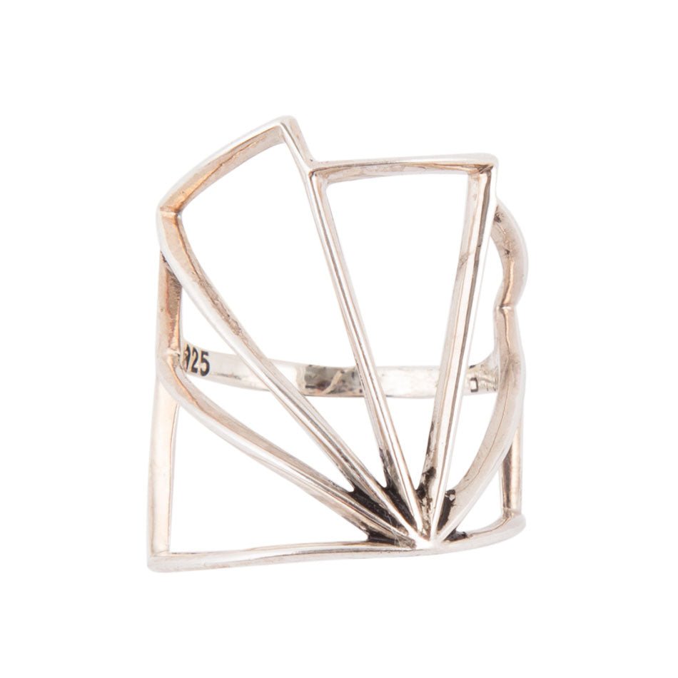 Sterling Silver Multi Angle Ring