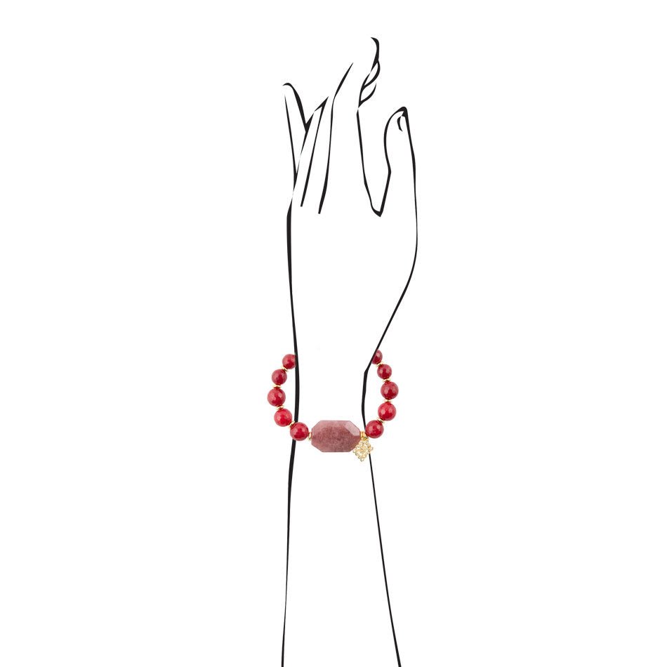 Sunstone Slab Bracelet