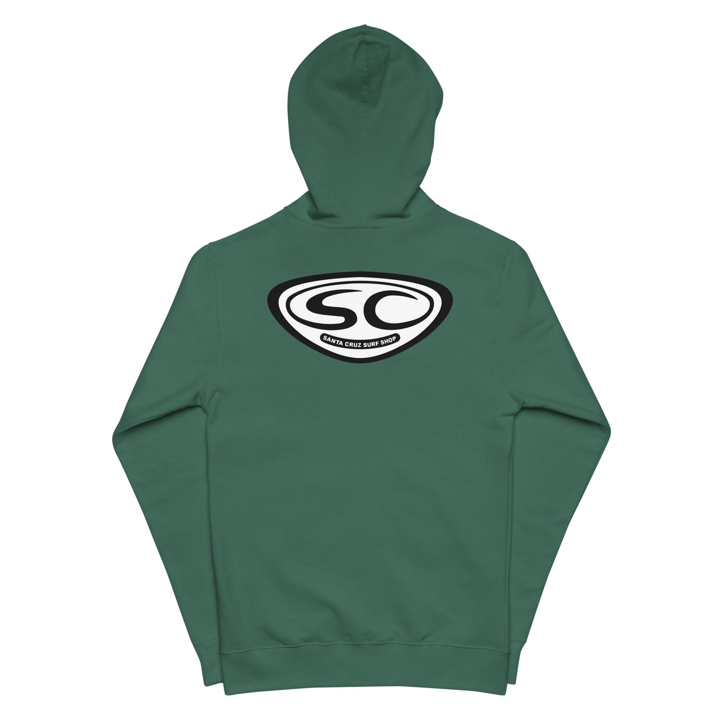 Santa Cruz Surf Shop OG Logo Premium Mens Zip Hoodie