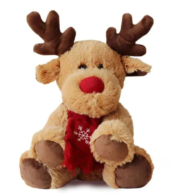 Christmas Plush Elk Doll Toy Boys Girls Children Gifts - # BOT&G512610010