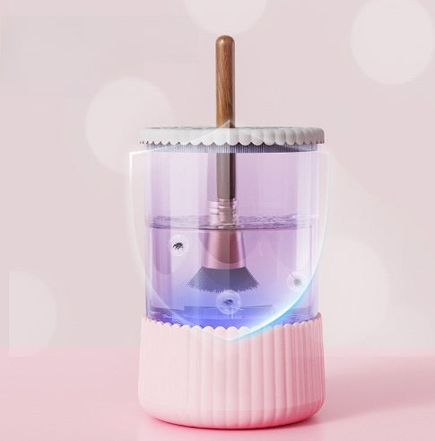 Electric brush cleaner