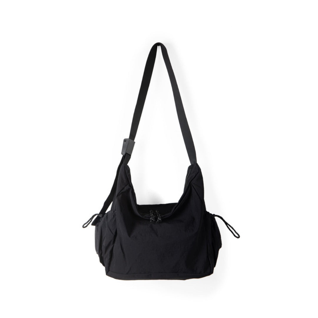 Student Versatile Casual Nylon Tote Bag Women, Design Thin and Large Capacity Shoulder Crossbody Bag,