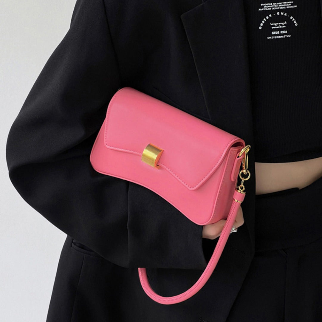 Elegant Small Crossbody Bag Female White – Simple Fashion Shoulder Bag with Modern Square Design