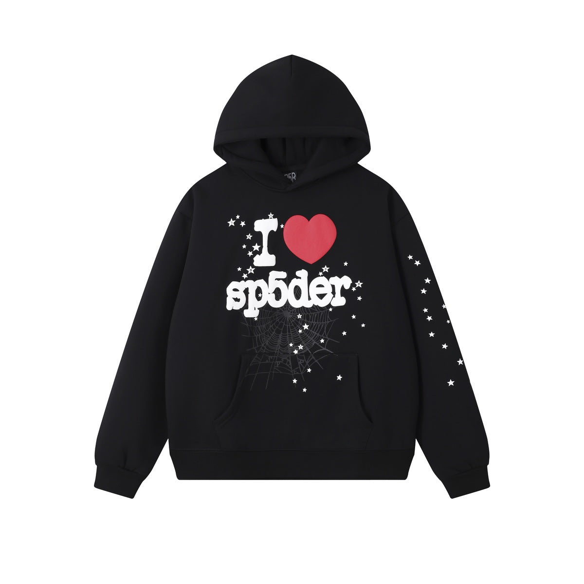 Loose fleece pullover with hood