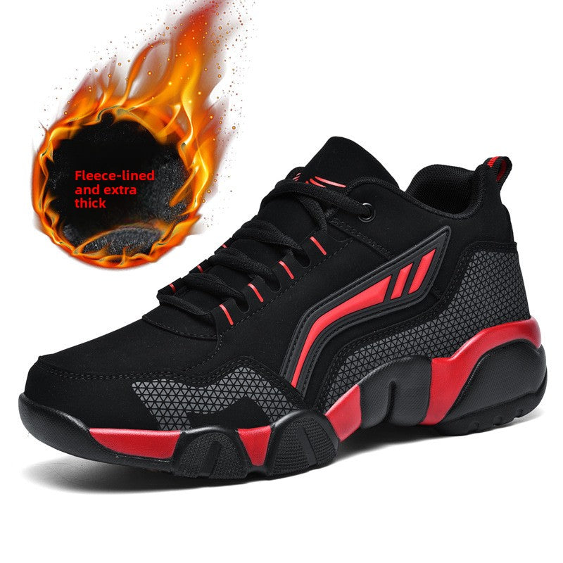 Men's Waterproof Leather Running Shoes