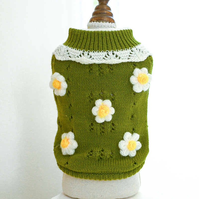 Pet Sweater for Dogs and Cats, Winter Wool Knitwear
