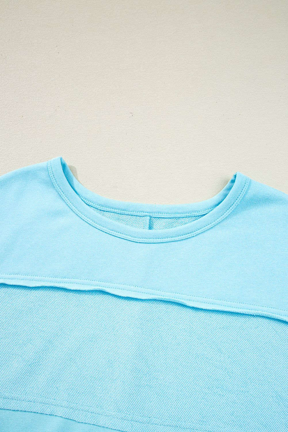 Plus Size Solid Pullover Top and Shorts Set