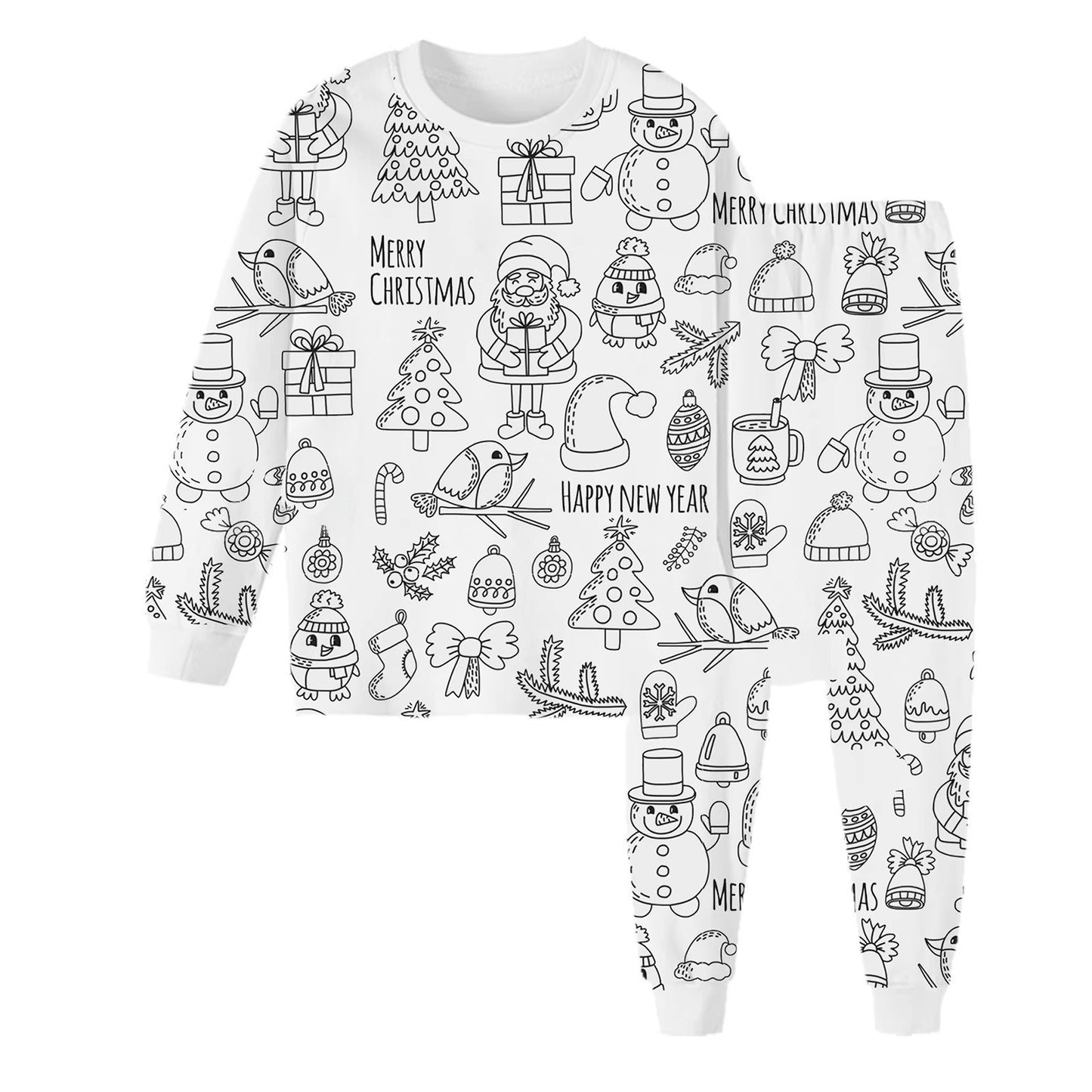 DIY Children's Drawable Pajama Set