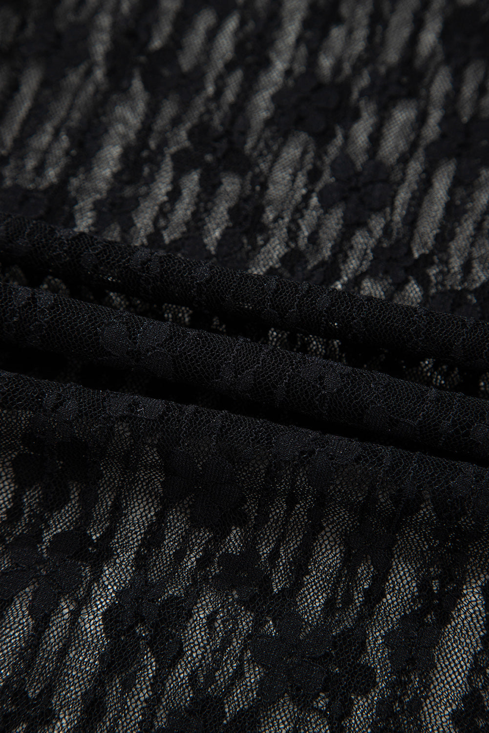 Floral Sheer Lace Long Sleeve Top