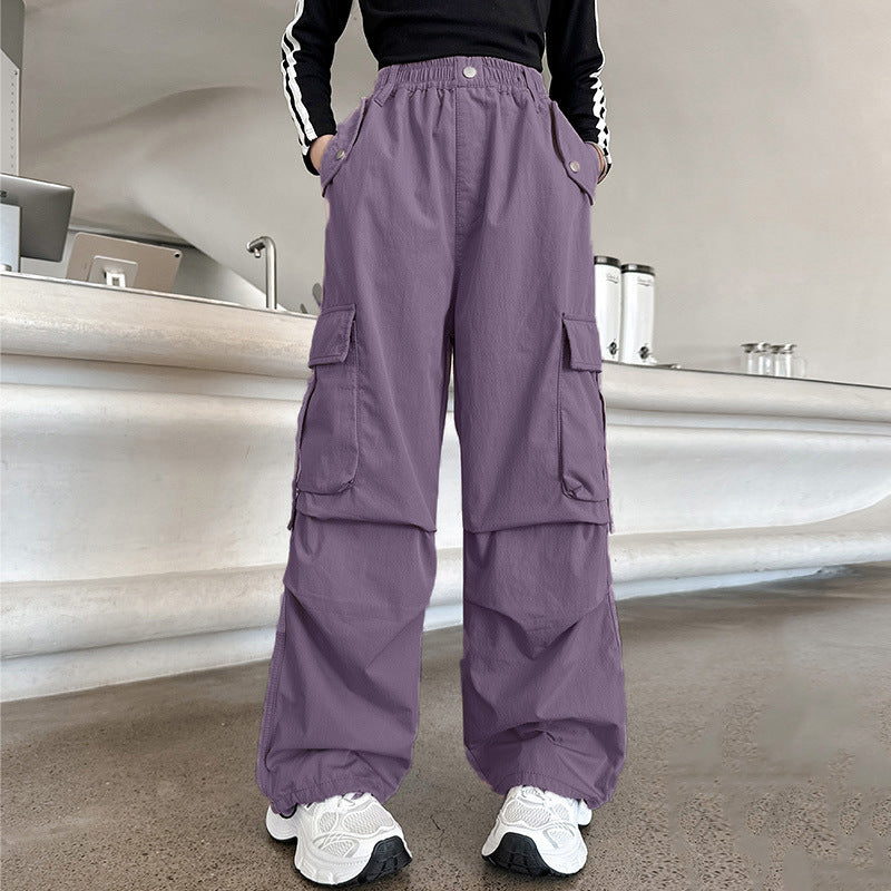 Girls' work pants new autumn style