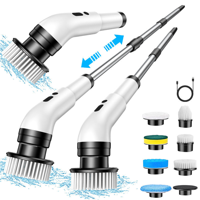 Handheld Electric Cleaning Brush with Multiple Attachments