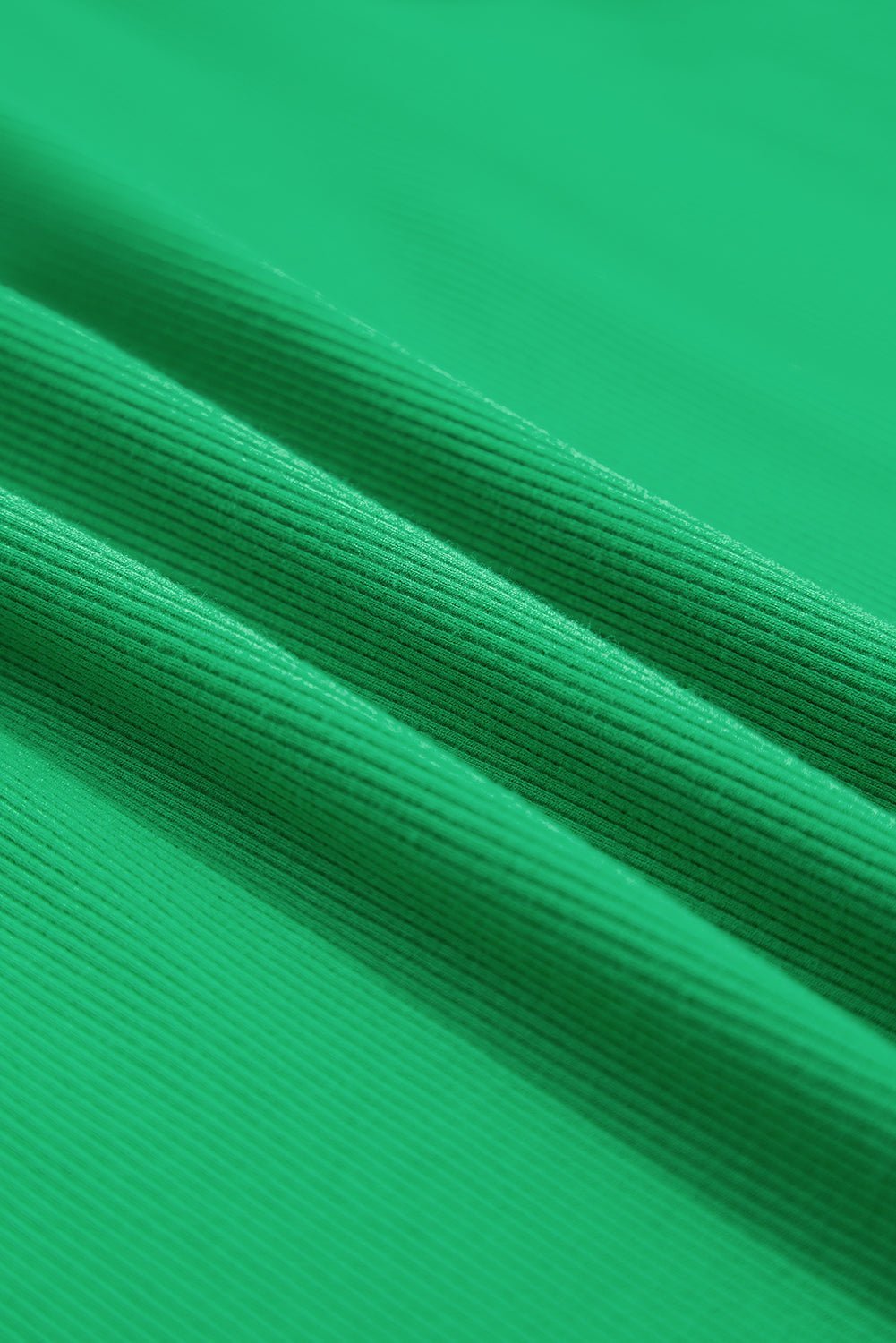 Ribbed Pearl Beaded Puff Sleeve Top