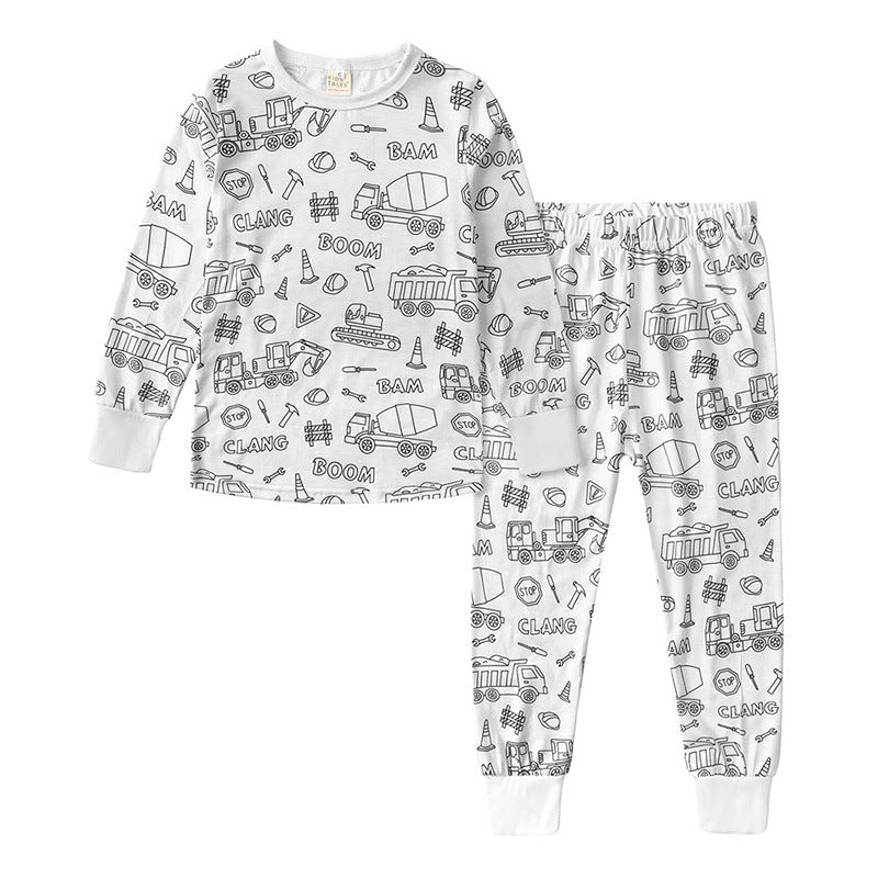 DIY Colorable Kids Pajama Set