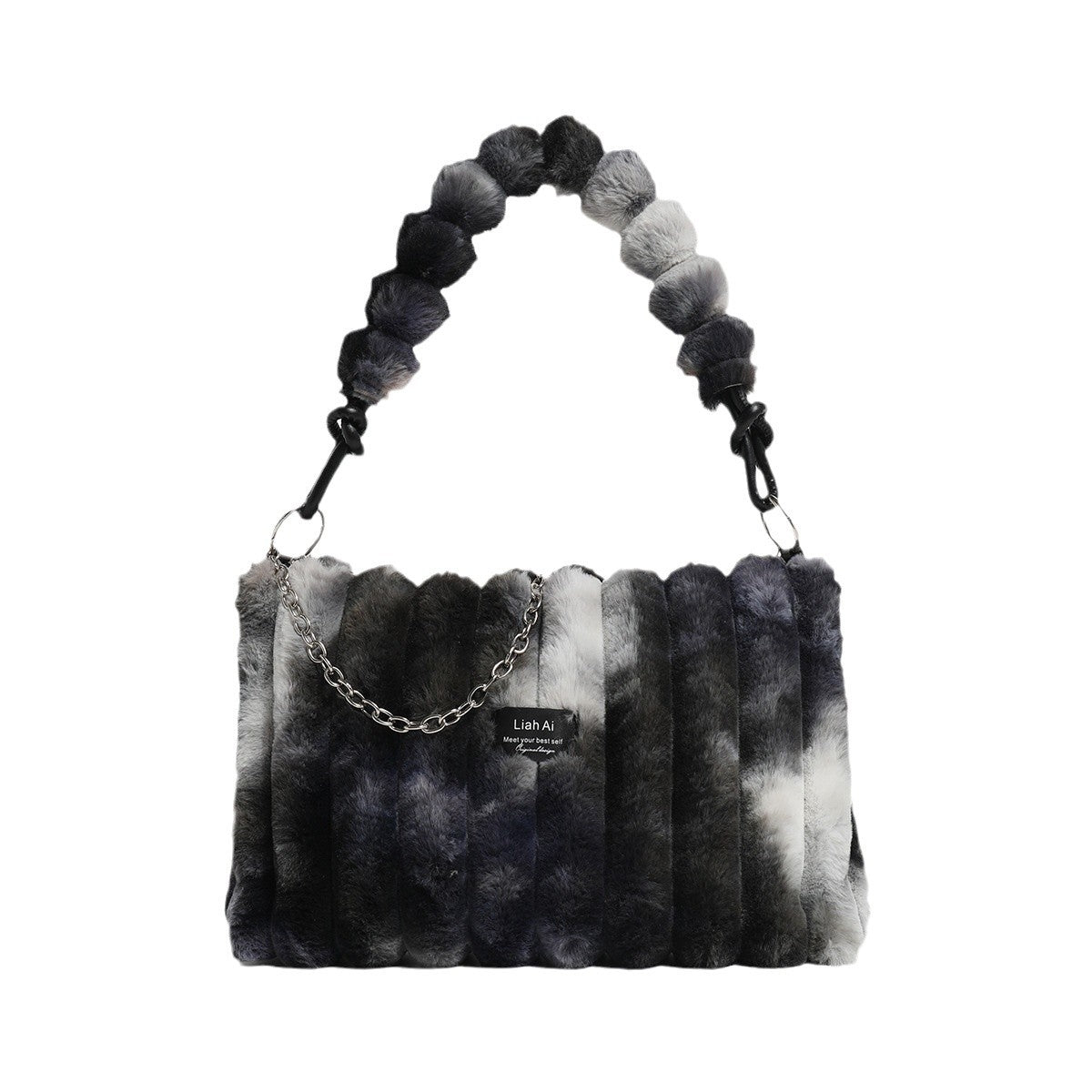 Fluffy handbag