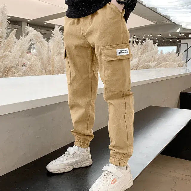 Boys Cargo Pants Spring Autumn - # BOAA12410008