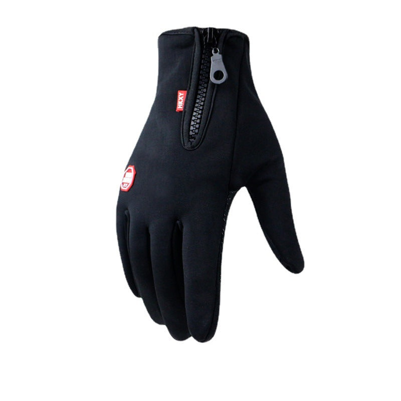 Ski gloves with touchscreen functionality