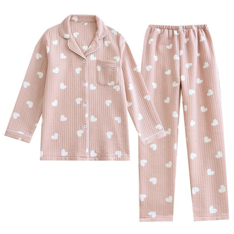 Cotton Quilted Pajamas Set