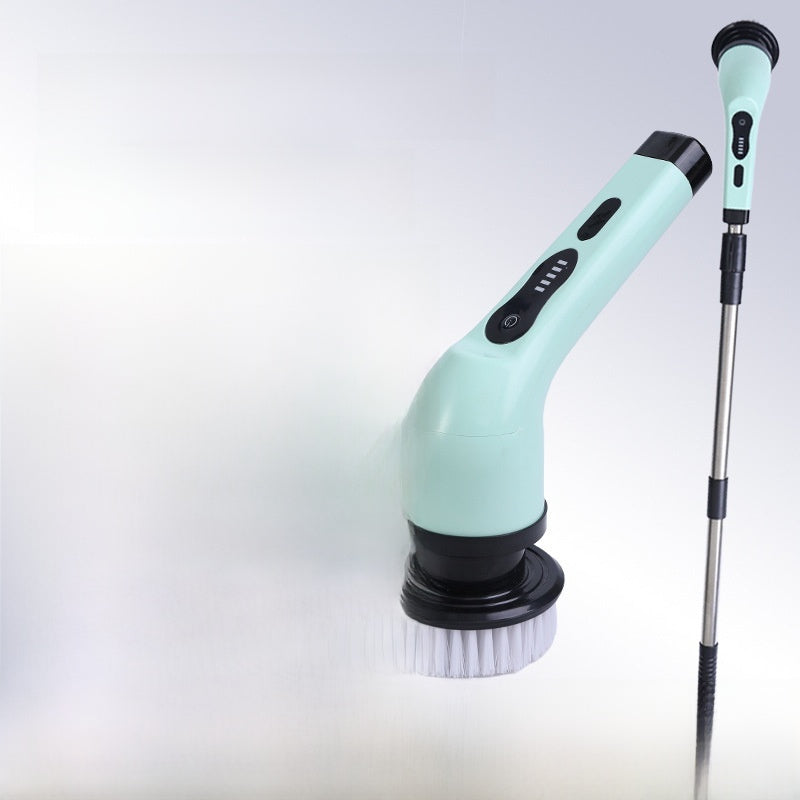Rechargeable Electric Cleaning Brush with Interchangeable Heads