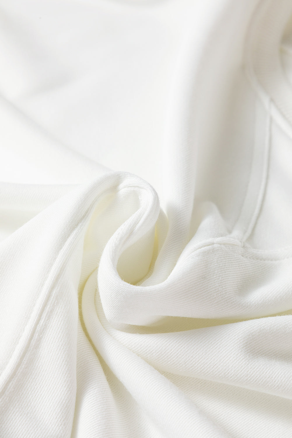 Ruffle Trim Patchwork Pullover and Shorts Set