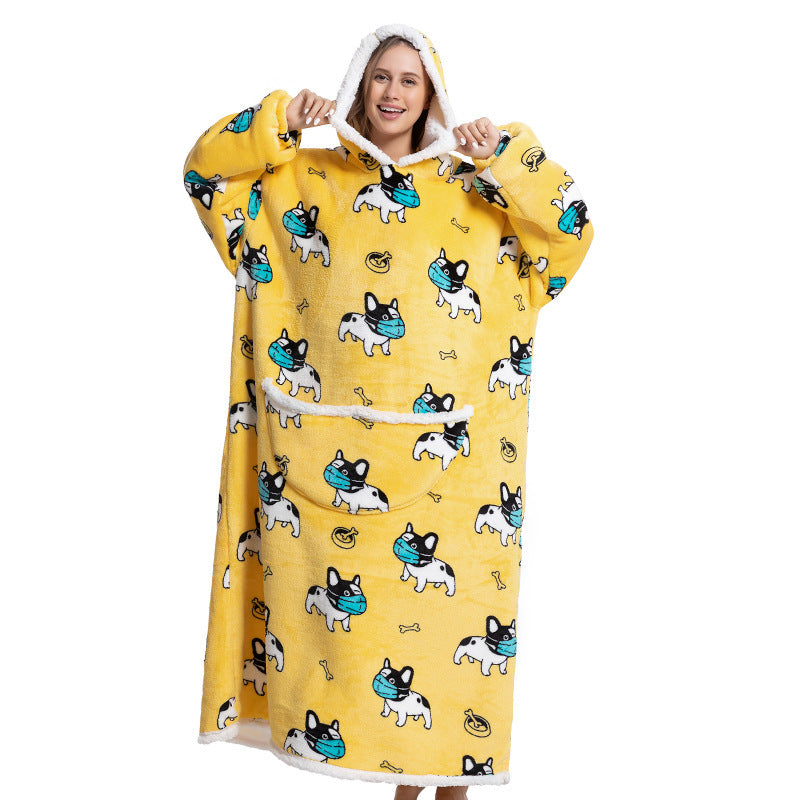 Flannel Hooded Animal Pajamas