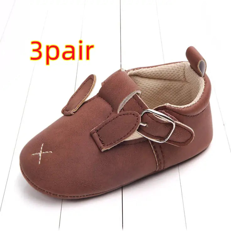 Spring and autumn cartoon animal baby shoes matte leather non-slip soft bottom baby shoes wholesale 0884 - # GIAA71310004