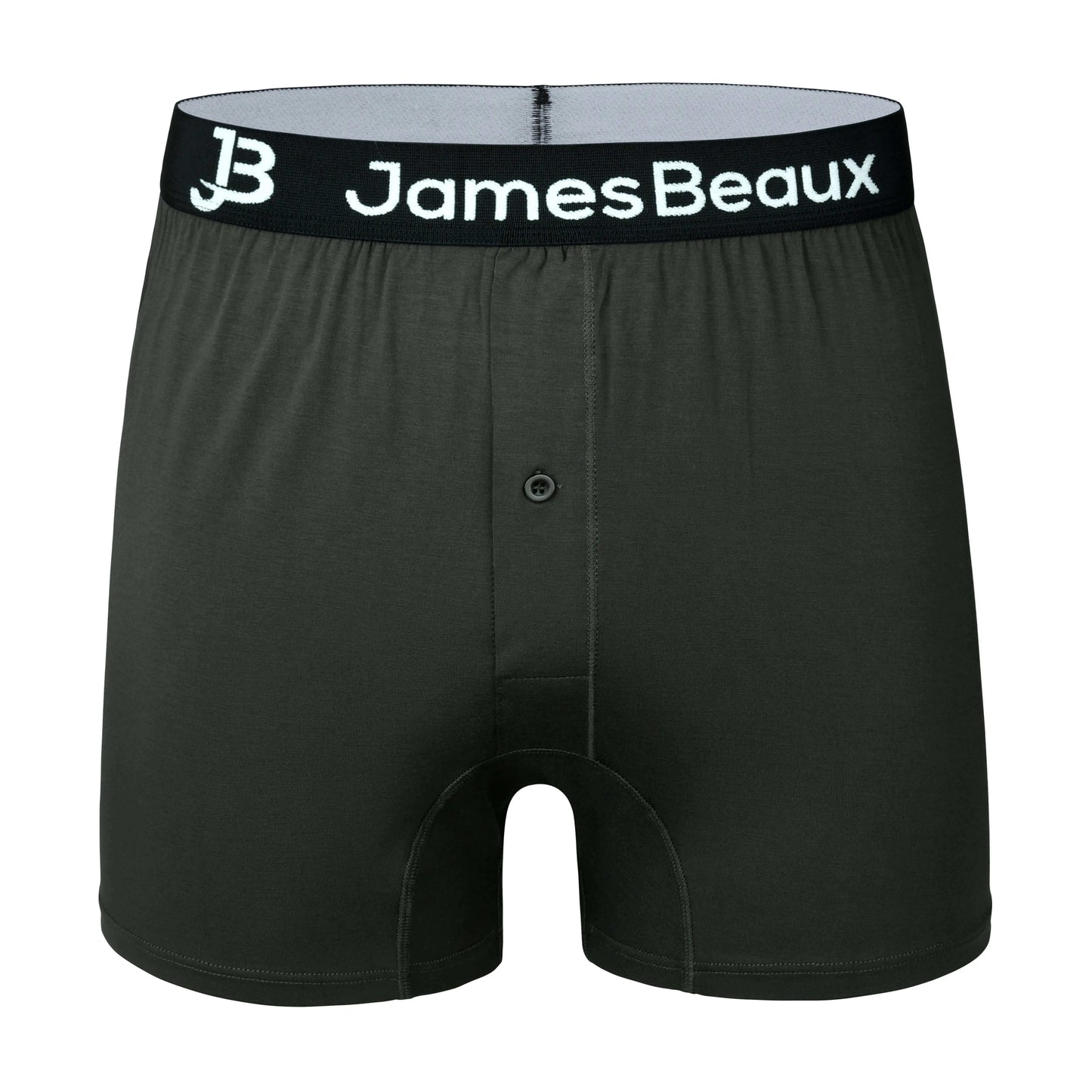 3-Pack Men's Black 95% Bamboo Boxer Shorts