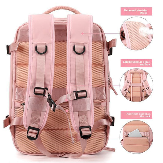 Large-capacity women's backpack