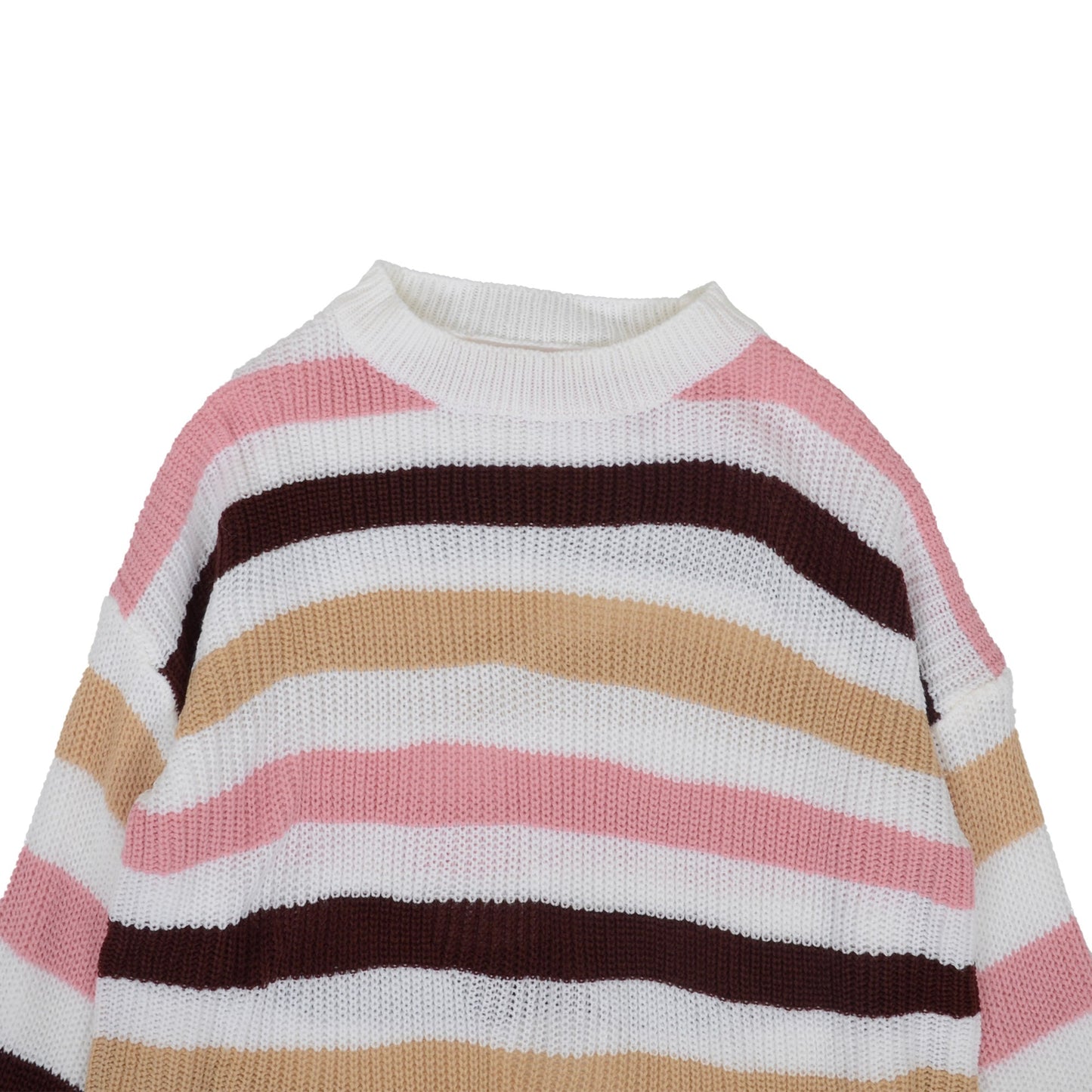 Striped Bell Sleeve Light Sweater