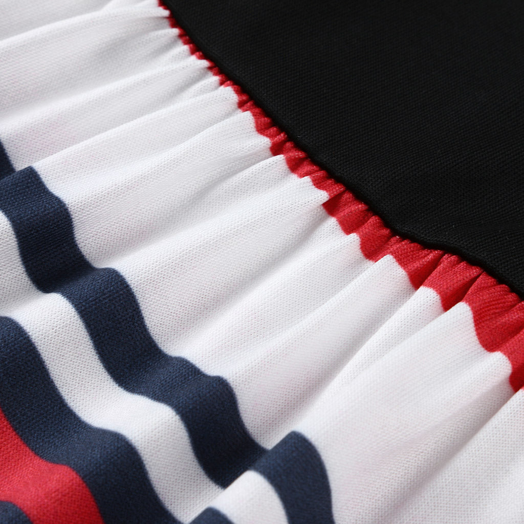 Popular Print Sleeveless Maternity Dress for Summer - BAGE211510109-PRG