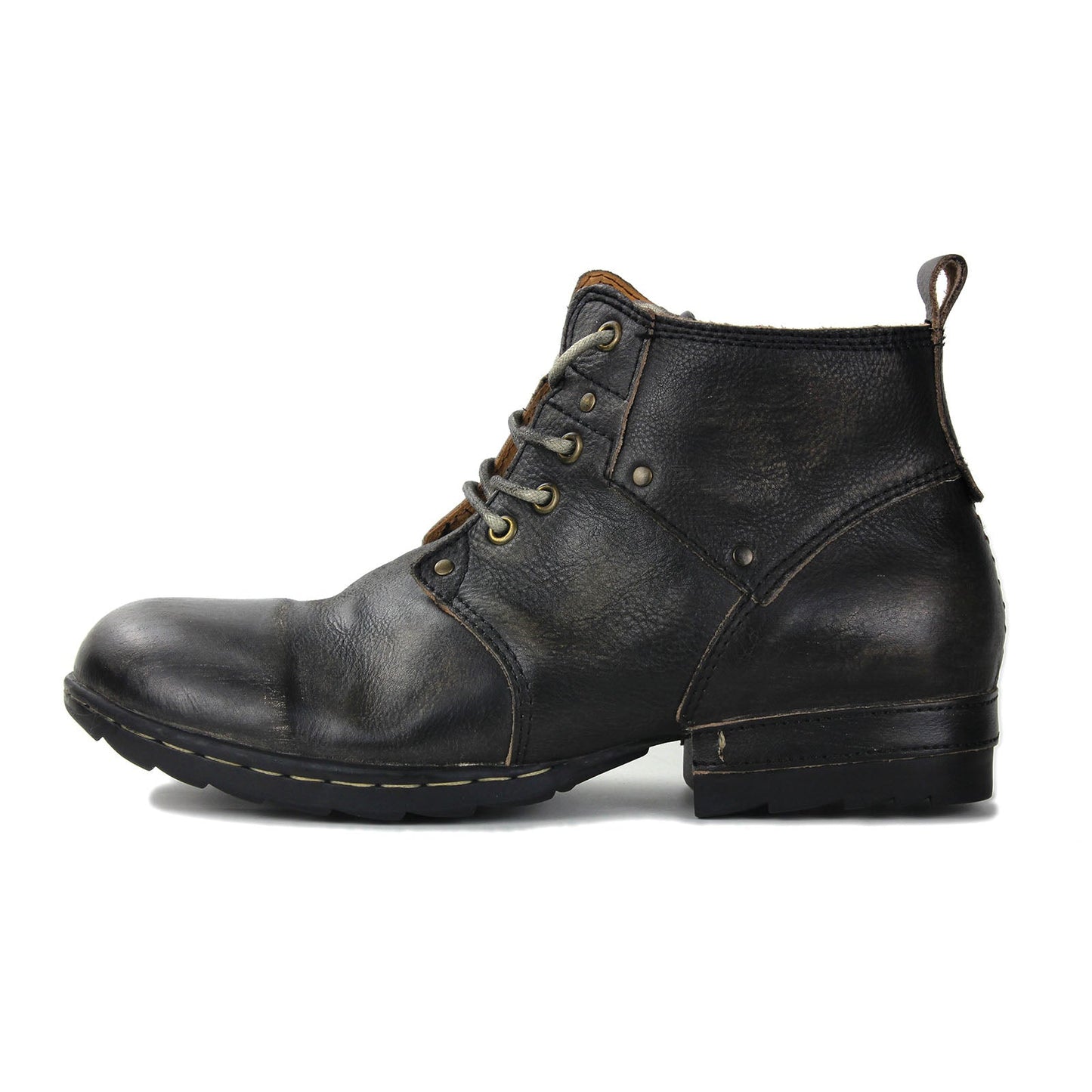 Men's Leather Ankle Boots OSS-6015-3-B-D