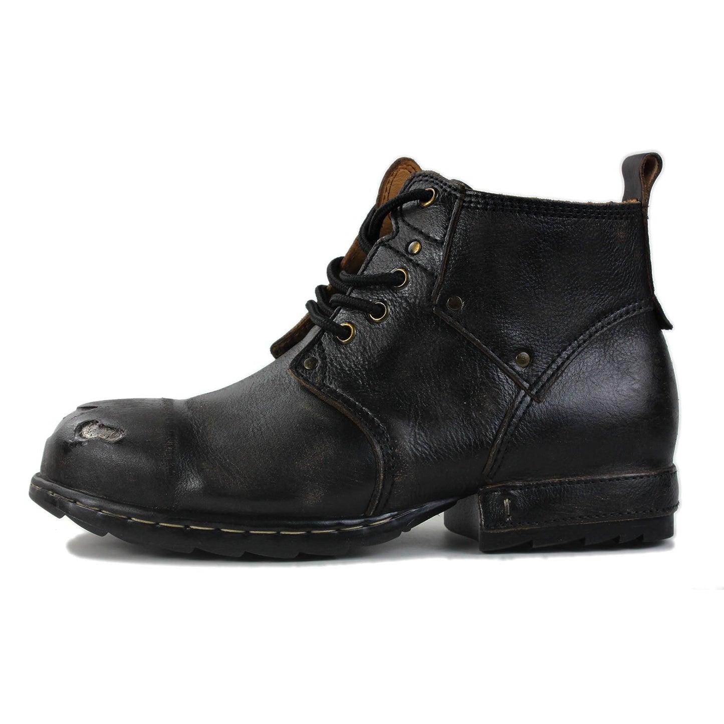 Men's Leather Ankle Boots OSS-6015-3-E