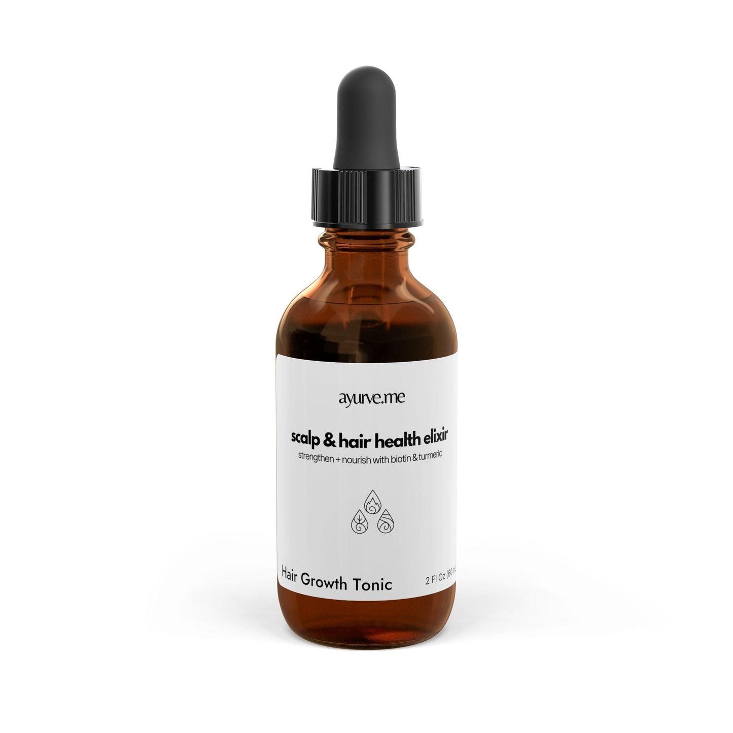 Hair Growth Tonic | Scalp Elixir with Biotin, Turmeric & Caffeine