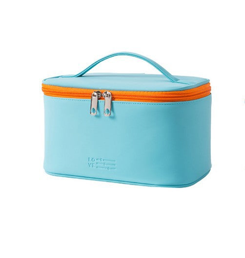 Capacity waterproof cosmetic bag, PU multi-functional cosmetic storage bag, cosmetic bag lightweight, makeup bag organizer,