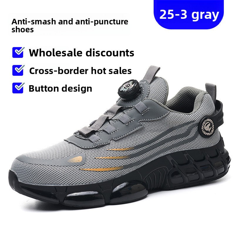 Anti-slip and wear-resistant safety shoes