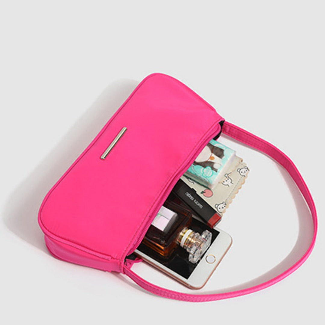 Summer Mini Women's Shoulder Bag – Stylish Nylon Oxford Cloth Underarm Bag, Fashionable & Versatile Baguette Bag hobo