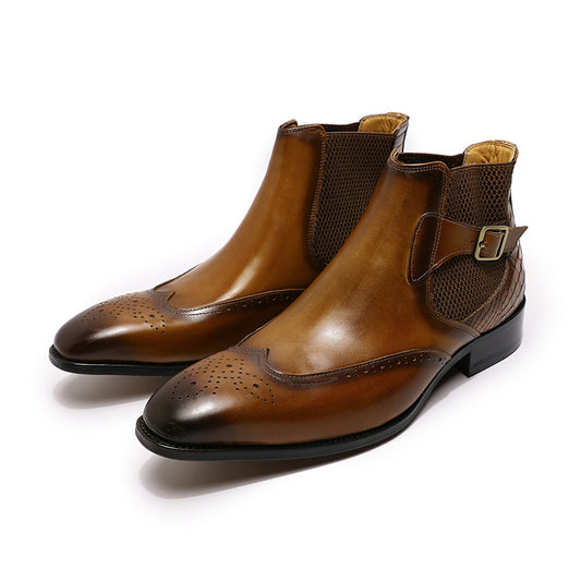 Mens Leather Boots