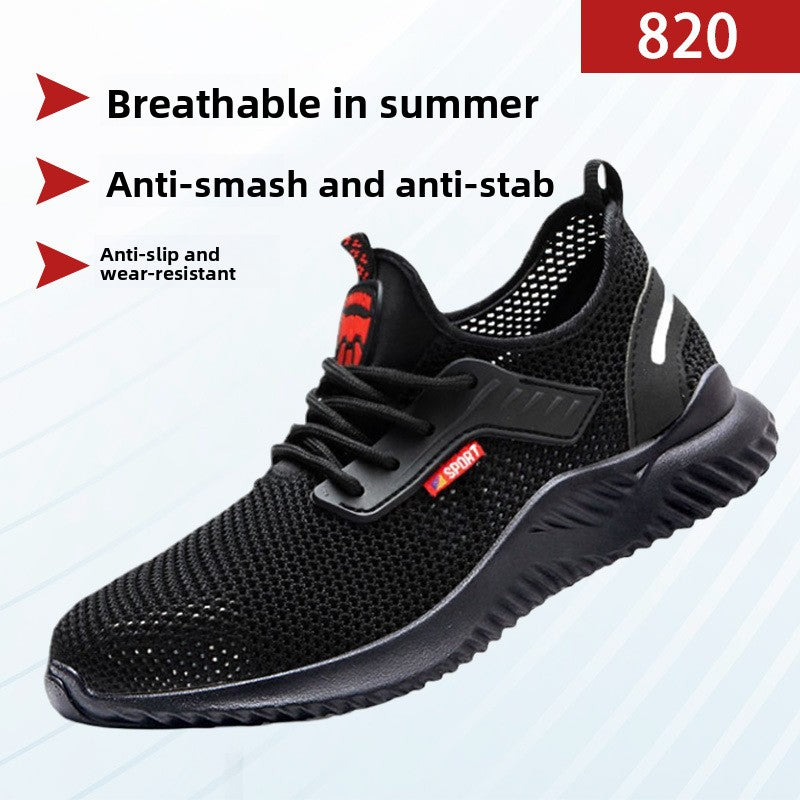 Anti-slip and wear-resistant safety shoes