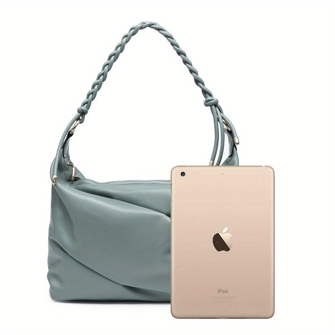 Small Shoulder Bag Unique Handmade Woven Handle hobo