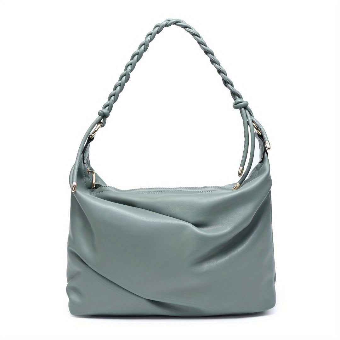 Small Shoulder Bag Unique Handmade Woven Handle hobo