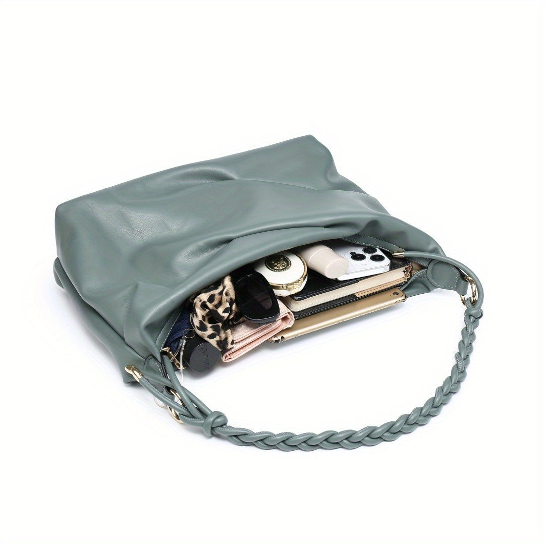 Small Shoulder Bag Unique Handmade Woven Handle hobo