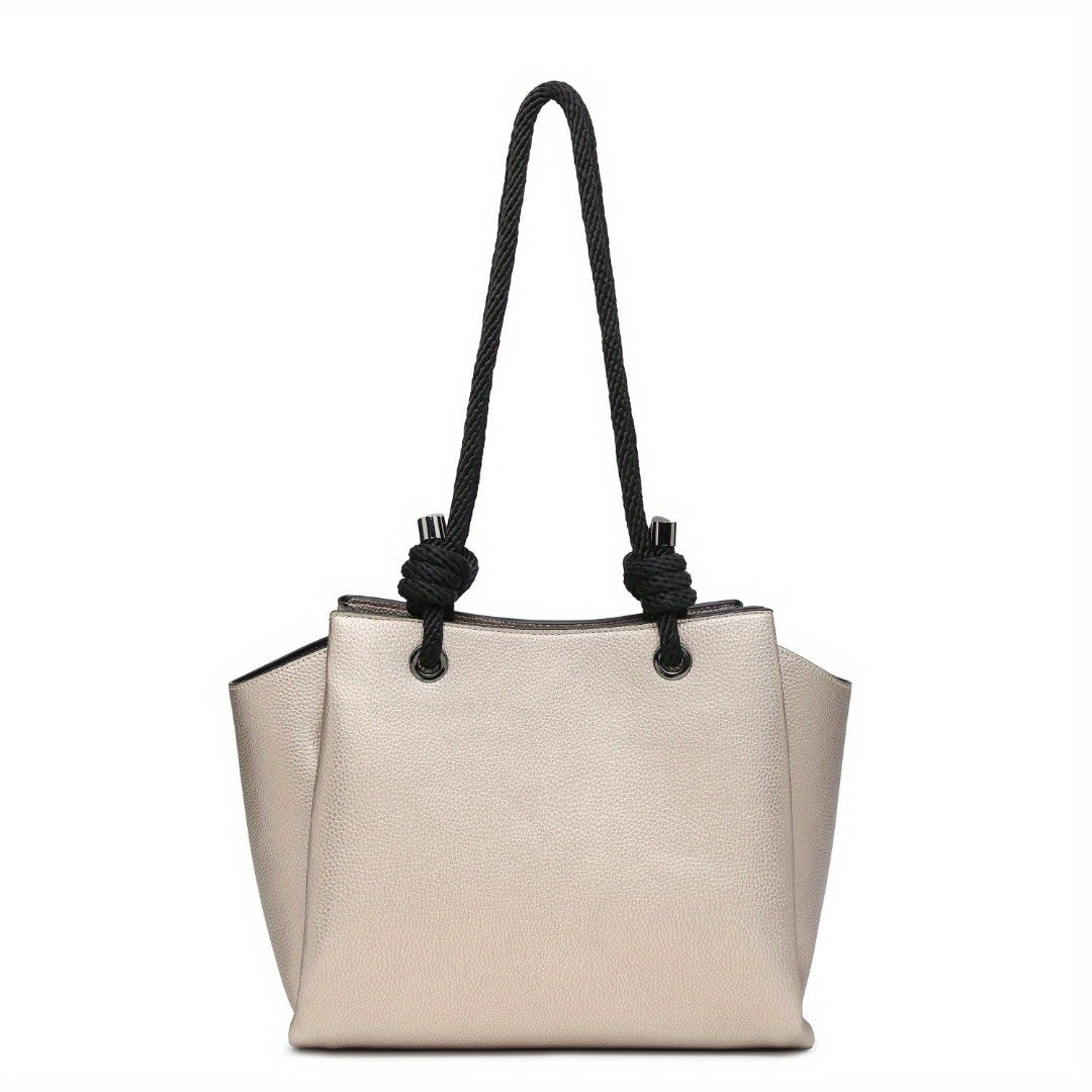 Women shoulder purse soft nylon handle hobo