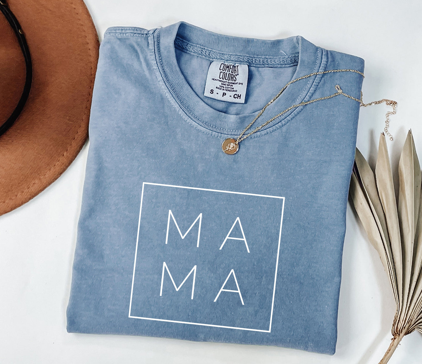 Mama Comfort Colors T Shirt (Square/Boxed)